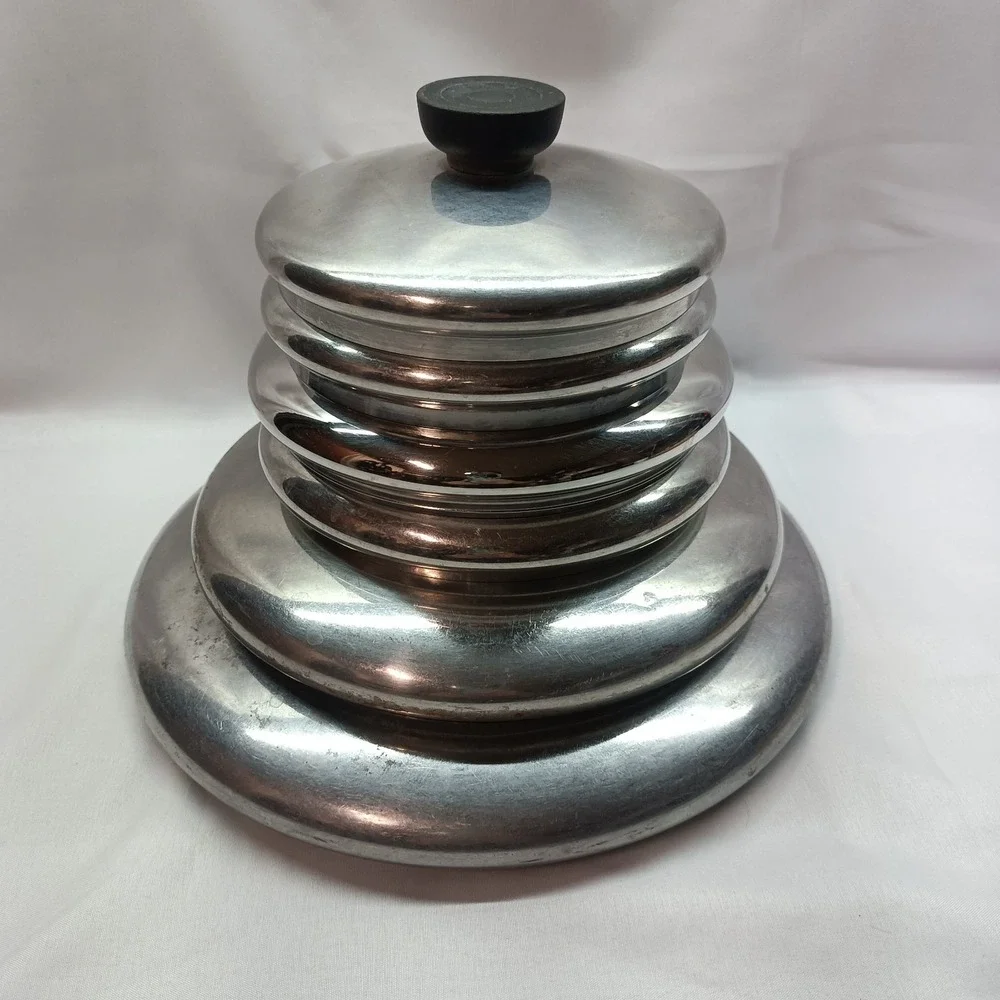 Revere Ware Replacement Lids for Saucepans or Skillet Lids ONLY 6 Pc Lot Vintage
